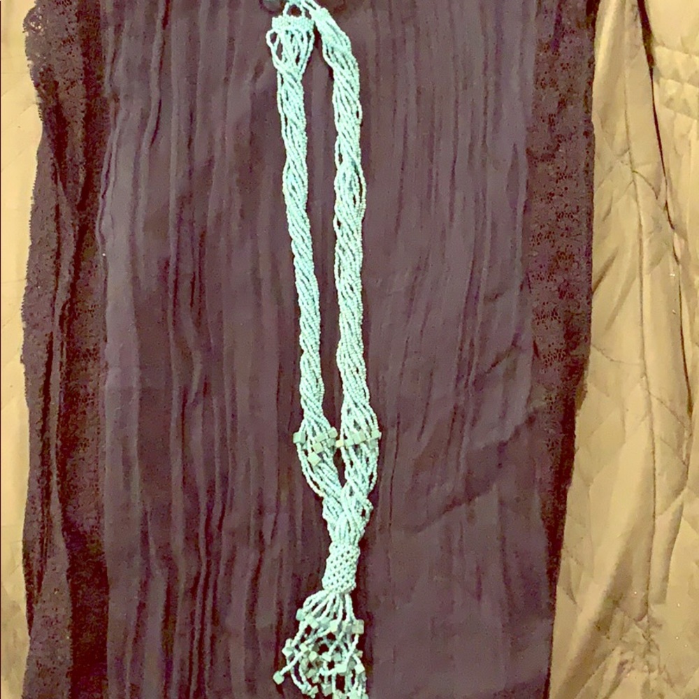 Turquoise beaded necklace